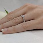 Platinum 0.47ct Diamond Engagement Ring