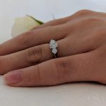 Platinum 0.58ct Diamond Engagement Ring
