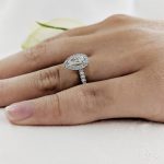 Platinum 0.83ct Diamond Engagement Ring