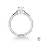 Platinum 0.62ct Diamond Engagement Ring