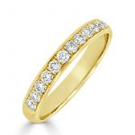 18ct Yellow Gold 0.32ct Diamond Wedding Ring
