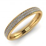 18ct Yellow Gold 0.30ct Diamond Wedding Ring
