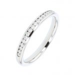 Platinum 0.12ct Diamond Wedding Ring