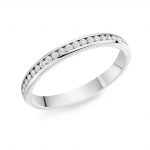 Platinum 0.31ct Diamond Wedding Ring