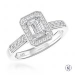 Platinum 0.62ct Diamond Iona Engagement Ring