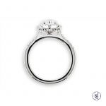 Platinum 0.83ct Diamond Engagement Ring