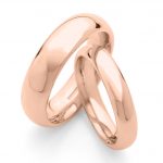 18ct Rose Gold Heavy Court Wedding Ring