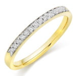 18ct Yellow Gold 0.12ct Diamond Wedding Ring
