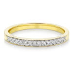 18ct Yellow Gold 0.12ct Diamond Wedding Ring