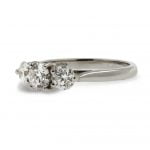 Platinum diamond 0.78ct Dimaond Engagement Ring