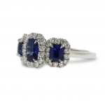 Platinum 2.13ct Sapphire Dress Ring