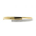 18ct White Gold and Yellow Gold 0.94ct Bracelet