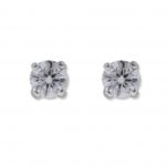 18ct White Gold 0.20ct Diamond Stud Earrings