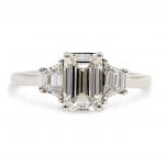 Platinum 1.51ct Diamond Engagement Ring Daylight