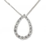 18ct White Gold 1.04ct Diamond Necklace