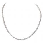 18ct White Gold 13.12 Diamond Necklace